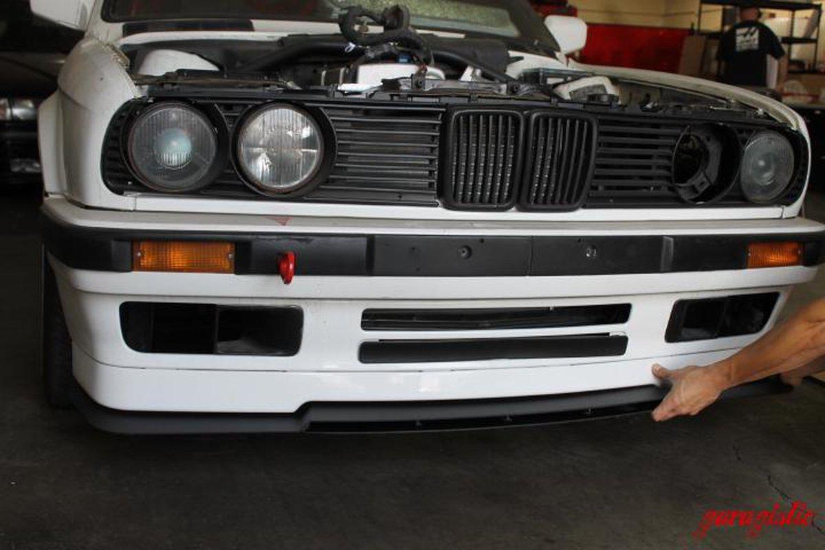 E30 Aluminum IS Lip Splitter (Late Model)-Exterior Body Parts-grip-drift-No Lip-Garagistic-bmw