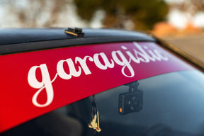Garagistic Windshield Banner Sticker-Merch and Apparel-grip-drift-Red-Garagistic-bmw