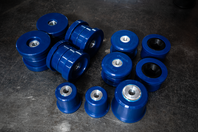 E46 NON-M Complete Polyurethane Suspension Kit - Full Bushing Kit-Suspension Bushings-grip-drift-95A hard poly (aggressive street/track)-Small Hex (21-22mm)-No thanks-Garagistic-bmw