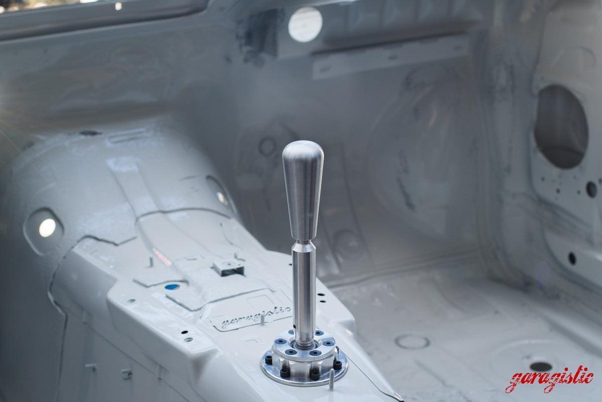 Garagistic Solid Chassis Mounted Short Shifter - E30, E36, E46-Shifters-grip-drift-Bare-Short-Delrin Standard-Garagistic-bmw