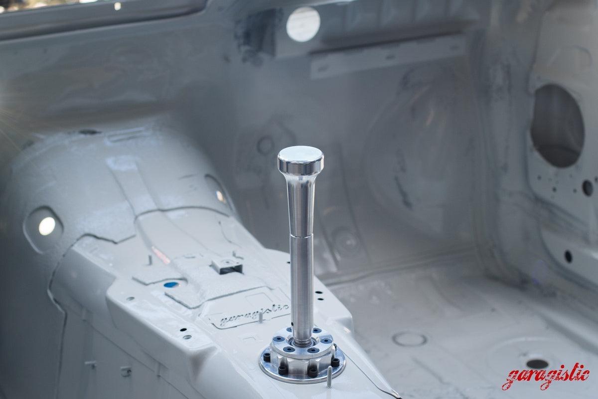 Garagistic Solid Chassis Mounted Short Shifter - E30, E36, E46-Shifters-grip-drift-Bare-Short-Aluminum Vintage-Garagistic-bmw
