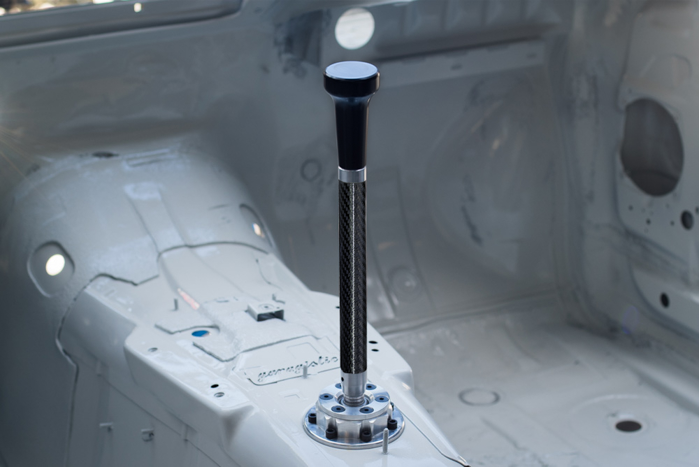Garagistic Carbon Fiber Chassis Mounted Short Shifter - E46, E36, E30-Shifters-grip-drift-Bare-Tall-Delrin Vintage-Garagistic-bmw