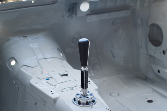 Garagistic Carbon Fiber Chassis Mounted Short Shifter - E46, E36, E30-Shifters-grip-drift-Bare-OEM-Delrin Bat-Garagistic-bmw
