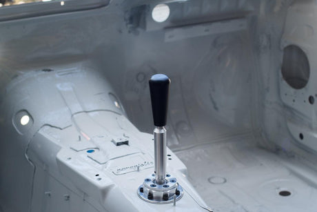 Garagistic Solid Chassis Mounted Short Shifter - E30, E36, E46-Shifters-grip-drift-Bare-OEM-Delrin Bat-Garagistic-bmw