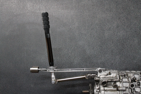 Garagistic Carbon Fiber Supreme Short Shifter - E46, E36, E30, Z4, Z3-Shifters-grip-drift-Black Anodized-Medium-Aluminum Knurled-Garagistic-bmw