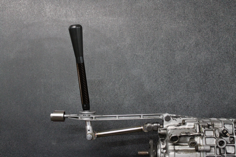 Garagistic Carbon Fiber Supreme Short Shifter - E46, E36, E30, Z4, Z3-Shifters-grip-drift-Black Anodized-Medium-Delrin Bat-Garagistic-bmw