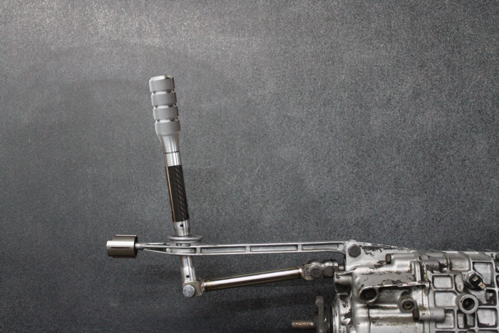 Garagistic Carbon Fiber Supreme Short Shifter - E46, E36, E30, Z4, Z3-Shifters-grip-drift-Bare-Short-Aluminum Knurled-Garagistic-bmw