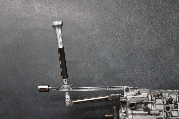 Garagistic Carbon Fiber Supreme Short Shifter - E46, E36, E30, Z4, Z3-Shifters-grip-drift-Bare-Medium-Aluminum Vintage W/Emblem-Garagistic-bmw