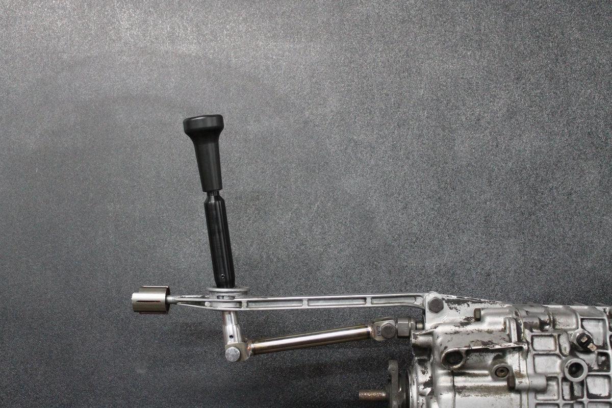 Garagistic BMW "Supreme" Short Shifter - E30, E36, E46, Z3, Z4-Shifters-grip-drift-Black Anodized-OEM-Delrin Vintage W/Emblem-Garagistic-bmw
