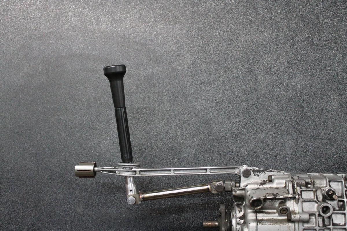Garagistic BMW "Supreme" Short Shifter - E30, E36, E46, Z3, Z4-Shifters-grip-drift-Black Anodized-Short-Delrin Vintage W/Emblem-Garagistic-bmw