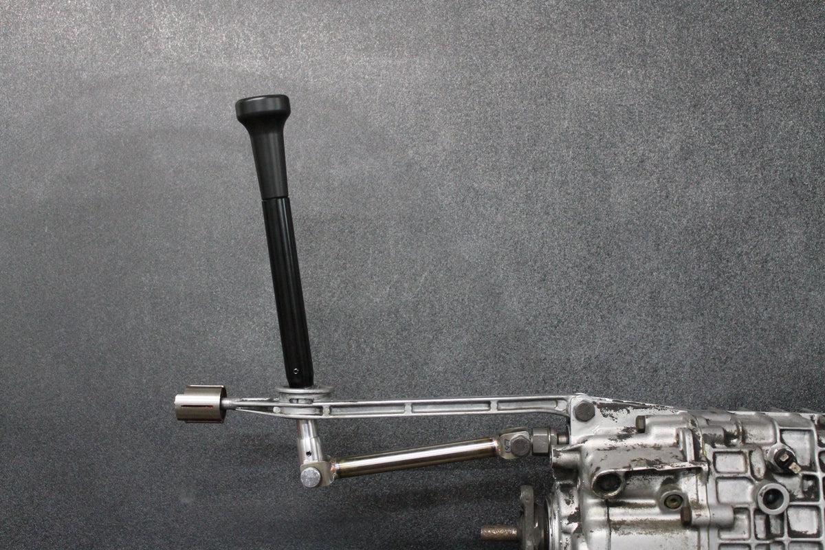 Garagistic BMW "Supreme" Short Shifter - E30, E36, E46, Z3, Z4-Shifters-grip-drift-Black Anodized-Medium-Delrin Vintage W/Emblem-Garagistic-bmw
