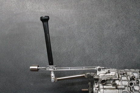 Garagistic BMW "Supreme" Short Shifter - E30, E36, E46, Z3, Z4-Shifters-grip-drift-Black Anodized-Medium-Aluminum Vintage W/Emblem-Garagistic-bmw