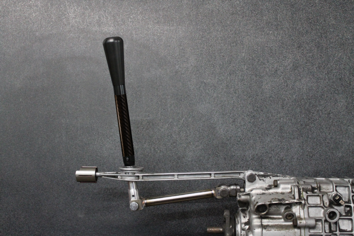 Garagistic Carbon Fiber Supreme Short Shifter - E46, E36, E30, Z4, Z3-Shifters-grip-drift-Black Anodized-Medium-Delrin Bat-Garagistic-bmw