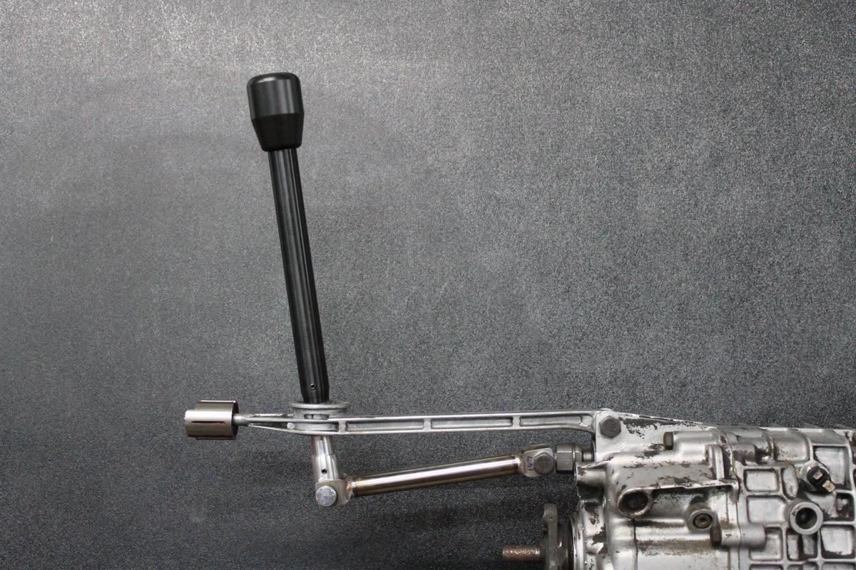 Garagistic BMW "Supreme" Short Shifter - E30, E36, E46, Z3, Z4-Shifters-grip-drift-Black Anodized-Tall-Delrin Standard W/Emblem-Garagistic-bmw
