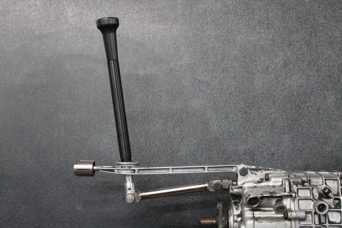 Garagistic BMW "Supreme" Short Shifter - E30, E36, E46, Z3, Z4-Shifters-grip-drift-Black Anodized-Tall-Delrin Vintage W/Emblem-Garagistic-bmw