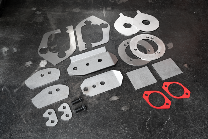 E46 Complete Chassis Reinforcement Kit - (323, 325, 328, 330, and M3)-Reinforcement Plates-grip-drift-M3-Red Shock Reinforcement-Garagistic-bmw