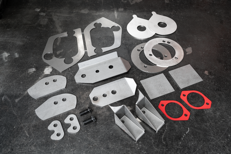 E46 Complete Chassis Reinforcement Kit - (323, 325, 328, 330, and M3)-Reinforcement Plates-grip-drift-NON M-Red Shock Reinforcement-Garagistic-bmw