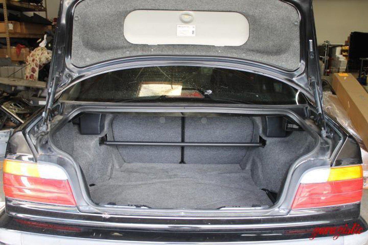 E36 Front and Rear Strut Bar Package combo - E36 M3, 328i, 328 compatible-Strut Bars-grip-drift-Black-Garagistic-bmw