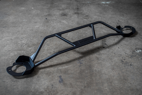 E30 Heavy Duty Front Strut Bar- 325, M3, M20 and M42 Compatible-Strut Bars-grip-drift-Black-Garagistic-bmw