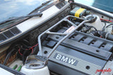 E30 Heavy Duty Front Strut Bar- 325, M3, M20 and M42 Compatible-Strut Bars-grip-drift-Black-Garagistic-bmw