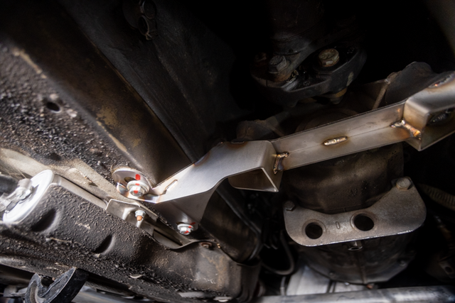 E46 5 Speed Heavy Duty Transmission Brace - 325, 330-Motor and Transmission Mounts-grip-drift-No Thanks!-Garagistic-bmw