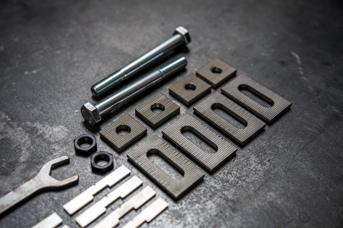 BMW E30 Serrated Camber and Toe Adjustment Brackets
