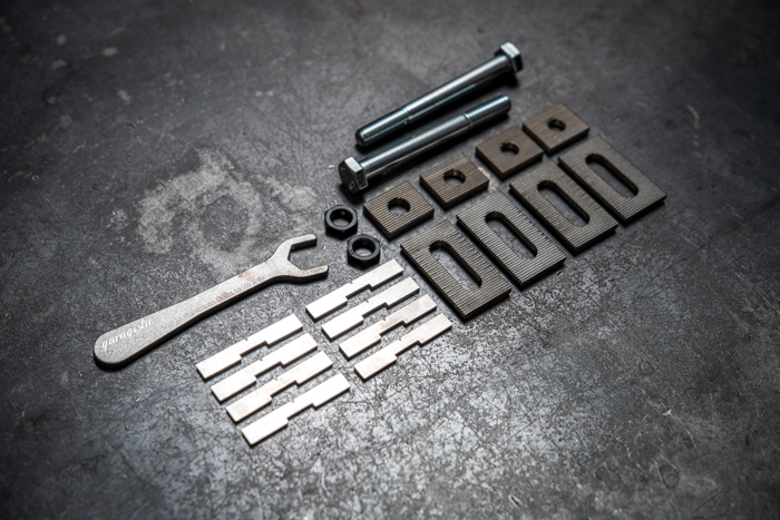 BMW E30 Serrated Camber and Toe Adjustment Brackets