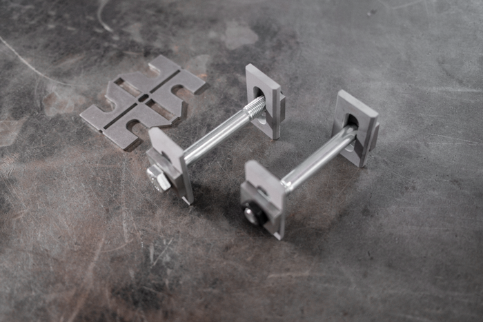 BMW E30 Serrated Camber and Toe Adjustment Brackets