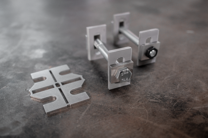 BMW E30 Serrated Camber and Toe Adjustment Brackets - Z3 compatible