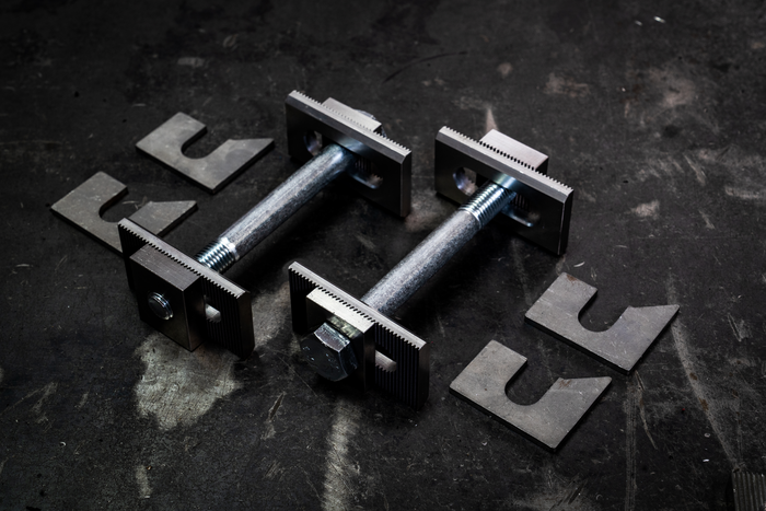 BMW E30 Serrated Camber and Toe Adjustment Brackets - Z3 compatible-Alignment Parts-grip-drift-Toe only-Garagistic-bmw