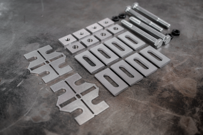 BMW E30 Serrated Camber and Toe Adjustment Brackets - Z3 compatible