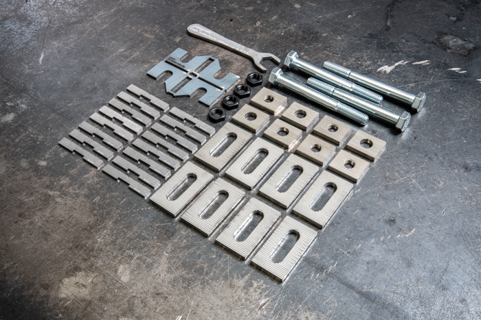BMW E30 Serrated Camber and Toe Adjustment Brackets