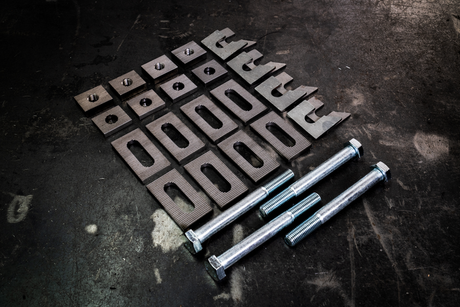 BMW E30 Serrated Camber and Toe Adjustment Brackets - Z3 compatible-Alignment Parts-grip-drift-I Need Both!-Garagistic-bmw