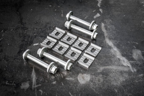 Garagistic Rear Subframe Camber and Toe Correction Brackets - E30, E28, E34, Z3-Alignment Parts-grip-drift-Full (Both Camber and Toe)-Include Eccentric Hardware-Garagistic-bmw