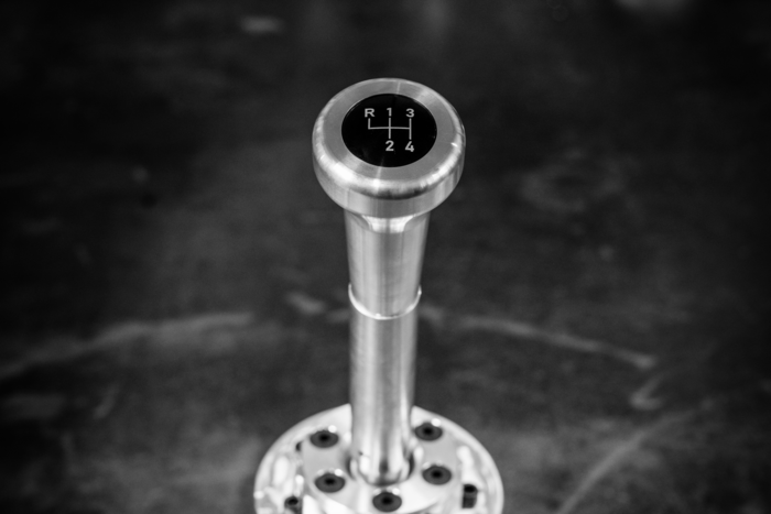 Vintage Aluminum Shift Knob for BMW E21, E28, E30-Shifter Accessories-grip-drift-Aluminum-Recessed Option-4 Speed Emblem-Garagistic-bmw