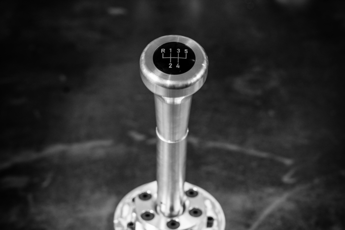 Vintage Aluminum Shift Knob for BMW E21, E28, E30-Shifter Accessories-grip-drift-Aluminum-Recessed Option-5 Speed Emblem-Garagistic-bmw