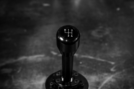 Standard Aluminum Shift Knob for BMW E21, E28, E30, E34, E36, E46-Shifter Accessories-grip-drift-Anodized-Recessed Option-4 Speed Emblem-Garagistic-bmw