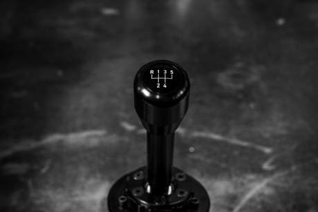 Standard Aluminum Shift Knob for BMW E21, E28, E30, E34, E36, E46-Shifter Accessories-grip-drift-Anodized-Recessed Option-5 Speed Emblem-Garagistic-bmw