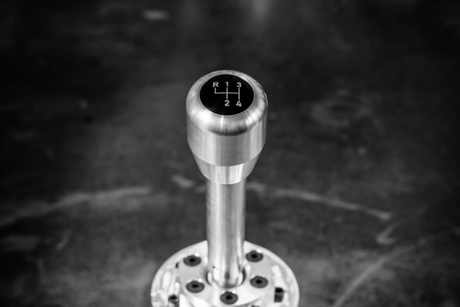 Standard Aluminum Shift Knob for BMW E21, E28, E30, E34, E36, E46-Shifter Accessories-grip-drift-Aluminum-Recessed Option-4 Speed Emblem-Garagistic-bmw