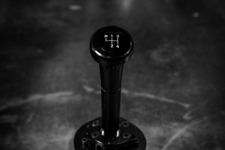 Vintage Aluminum Shift Knob for BMW E21, E28, E30-Shifter Accessories-grip-drift-Anodized-Recessed Option-4 Speed Emblem-Garagistic-bmw