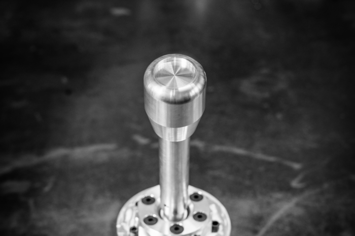 Standard Aluminum Shift Knob for BMW E21, E28, E30, E34, E36, E46-Shifter Accessories-grip-drift-Aluminum-Recessed Option-No Emblem-Garagistic-bmw