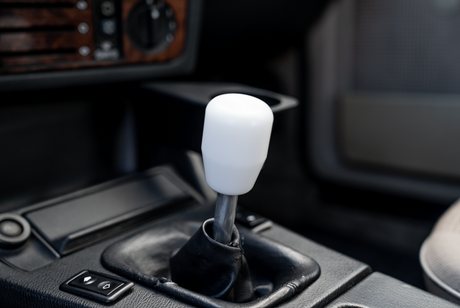 Standard White Delrin Shift Knob for BMW E21, E28, E30, E34, E36, E46-Shifter Accessories-grip-drift-No thanks!-No Emblem-Garagistic-bmw