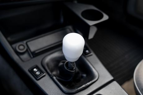 Standard White Delrin Shift Knob for BMW E21, E28, E30, E34, E36, E46-Shifter Accessories-grip-drift-No thanks!-No Emblem-Garagistic-bmw