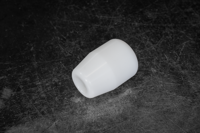 Standard White Delrin Shift Knob for BMW E21, E28, E30, E34, E36, E46-Shifter Accessories-grip-drift-No thanks!-No Emblem-Garagistic-bmw