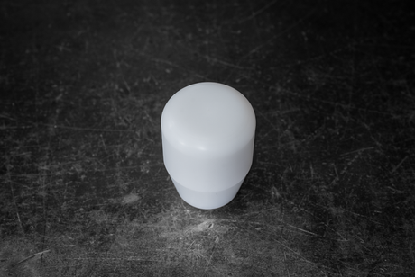 Standard White Delrin Shift Knob for BMW E21, E28, E30, E34, E36, E46-Shifter Accessories-grip-drift-No thanks!-No Emblem-Garagistic-bmw