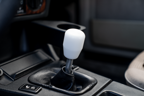 Standard Delrin Shift Knob for BMW E21, E28, E30, E34, E36, E46-Shifter Accessories-grip-drift-Recessed Option-No Emblem-Black-Garagistic-bmw