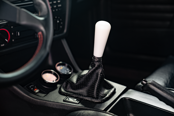 White Bat Delrin Shift Knob for BMW E21, E28, E30, E34, E36, E46-Shifter Accessories-grip-drift-White-Garagistic-bmw