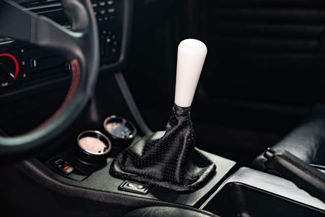 White Bat Delrin Shift Knob for BMW E21, E28, E30, E34, E36, E46-Shifter Accessories-grip-drift-White-Garagistic-bmw