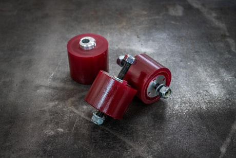 E30 IX Motor Mount Bushings - 1181113232, 11811130139-Motor and Transmission Mounts-grip-drift-80A soft poly (autox/street)-Add matching transfer case bushing-Garagistic-bmw