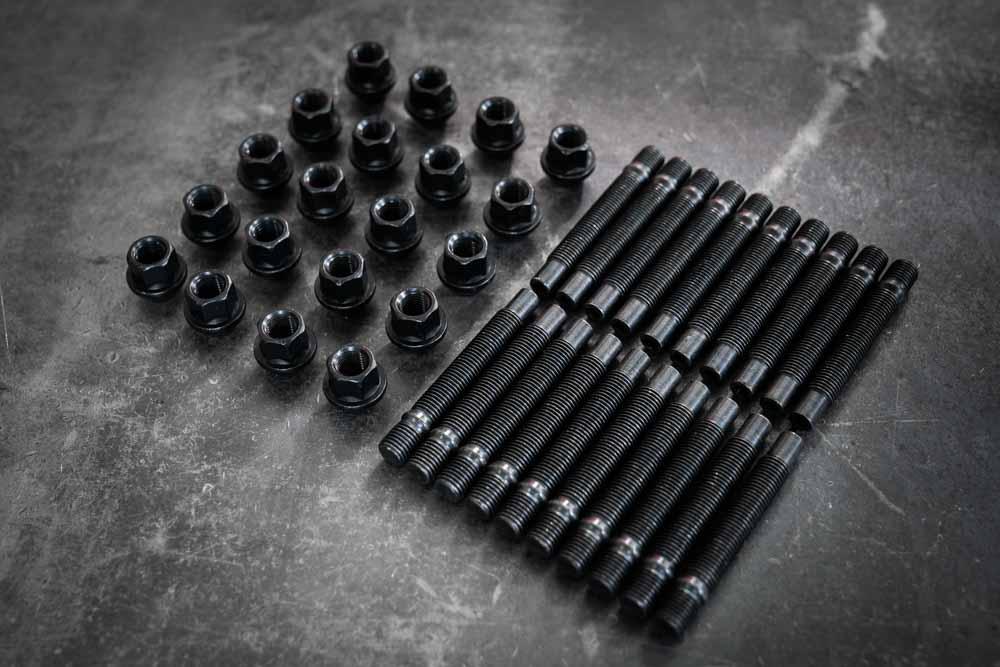 Garagistic Competition BMW Wheel Stud Conversion Kit: (5-Lug) - E36, E46, E82, E92, E39-Wheel Studs and Nuts-grip-drift-90MM-Both!-Garagistic-bmw